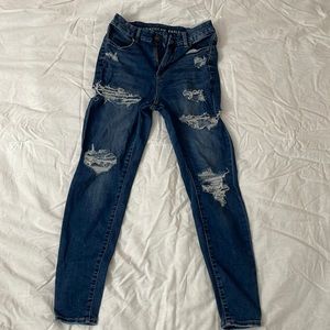 American eagle hi-rise curvy jeans
